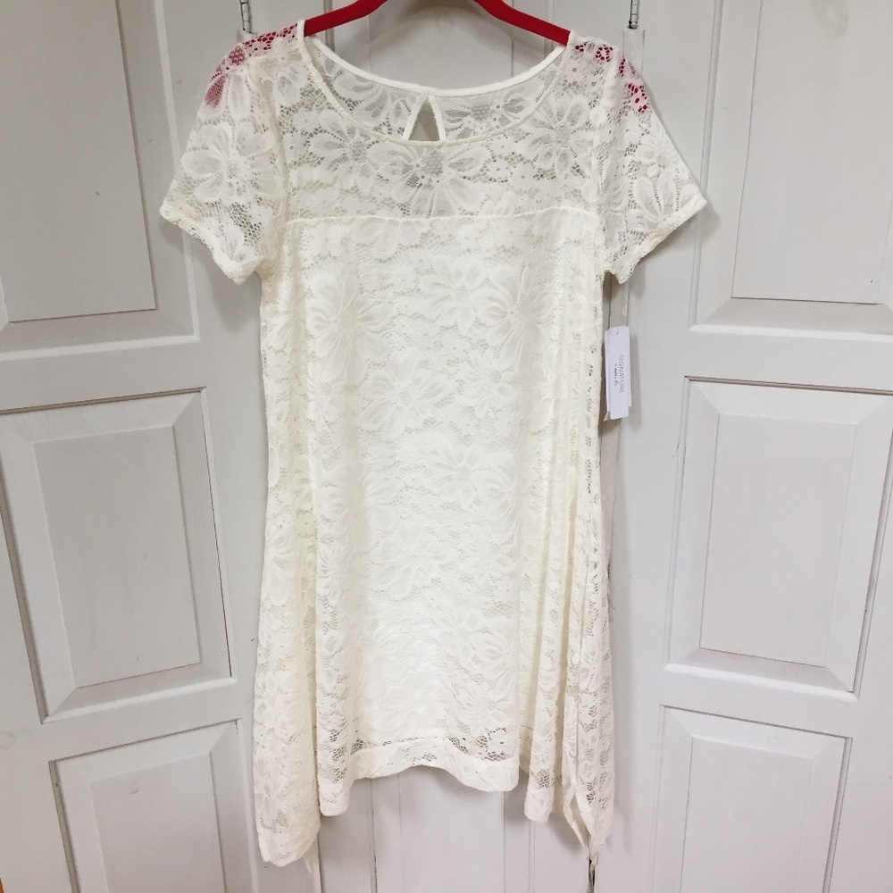 Signature by Robbie Bee Ivory Lace Dress